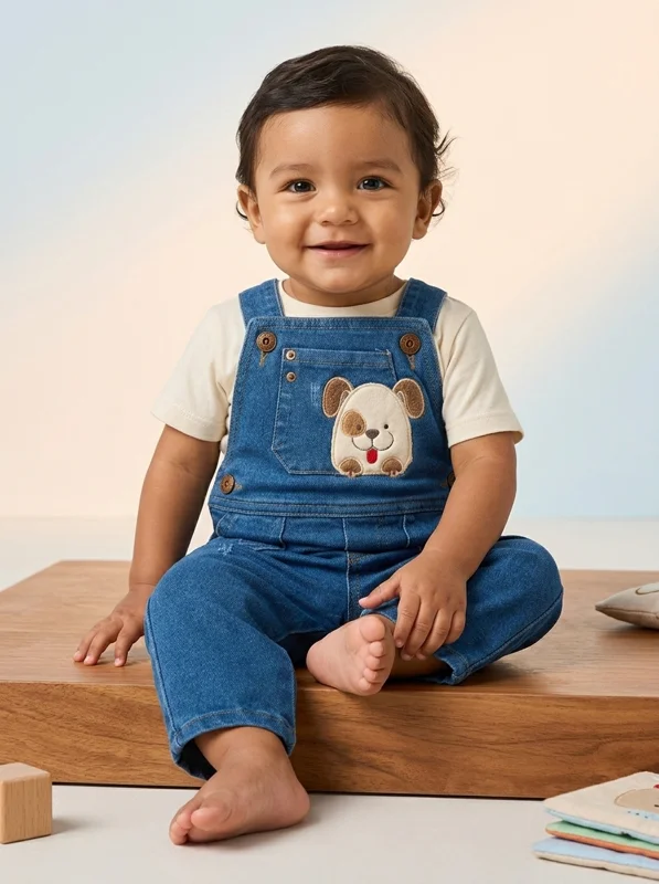 Overol en Jean para Niño Bebé - Ropa para bebé y niños en Paquita Sport Colombia
