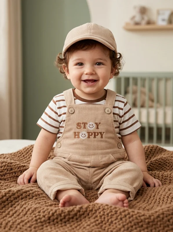 Braga de Pana + Camiseta + Gorra | Bebé Niño - Ropa para bebé y niños en Paquita Sport Colombia