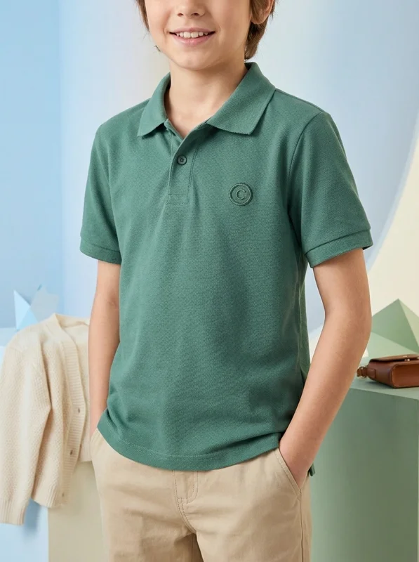 Camiseta Polo con Textura - Ropa para bebé y niños en Paquita Sport Colombia