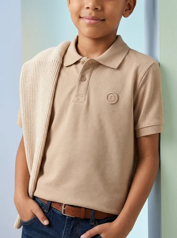 Camiseta Polo con Textura - Ropa para bebé y niños en Paquita Sport Colombia