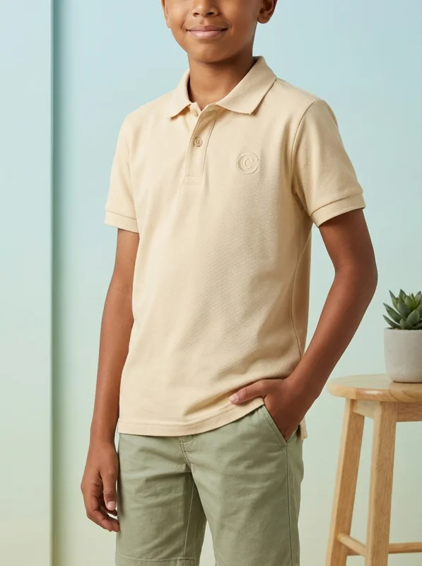 Camiseta Polo con Textura - Ropa para bebé y niños en Paquita Sport Colombia