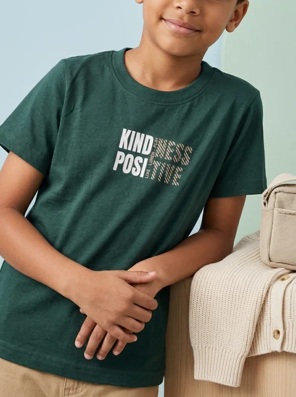 Camiseta básica Verde - Ropa para bebé y niños en Paquita Sport Colombia