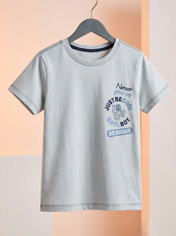Camiseta Básica Estampada - Niño - Ropa para bebé y niños en Paquita Sport Colombia