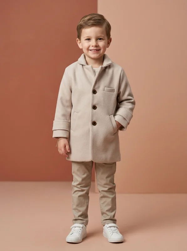 Abrigo Formal en Paño - Niño