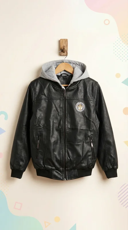 Chaqueta Cuero tipo Piloto - Ropa para bebé y niños en Paquita Sport Colombia