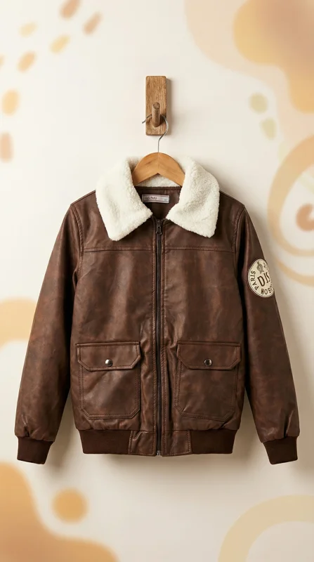 Chaqueta Cuero tipo Piloto - Ropa para bebé y niños en Paquita Sport Colombia