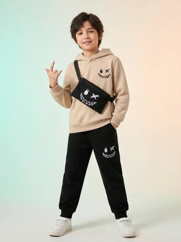 Conjunto Sudadera para Niño con Riñonera Incluida⚡ - Ropa para bebé y niños en Paquita Sport Colombia