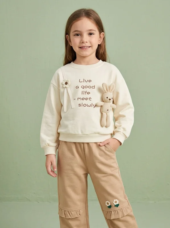 Conjunto de Sudadera para Niña 🐰 - Ropa para bebé y niños en Paquita Sport Colombia