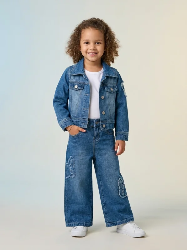 Conjunto 3 Piezas Denim - Niña - Ropa para bebé y niños en Paquita Sport Colombia