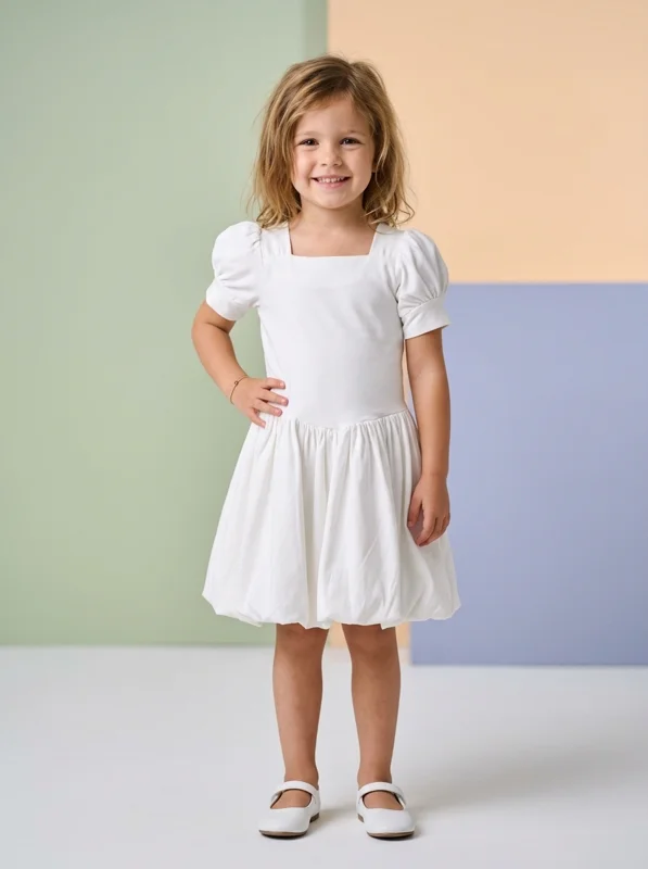 Vestido Casual estilo Globo -  Niña