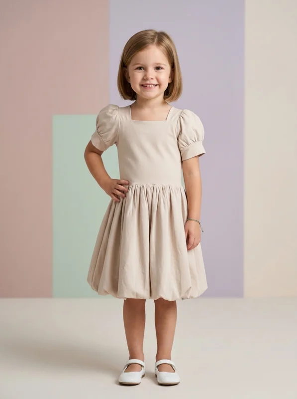 Vestido Casual estilo Globo -  Niña