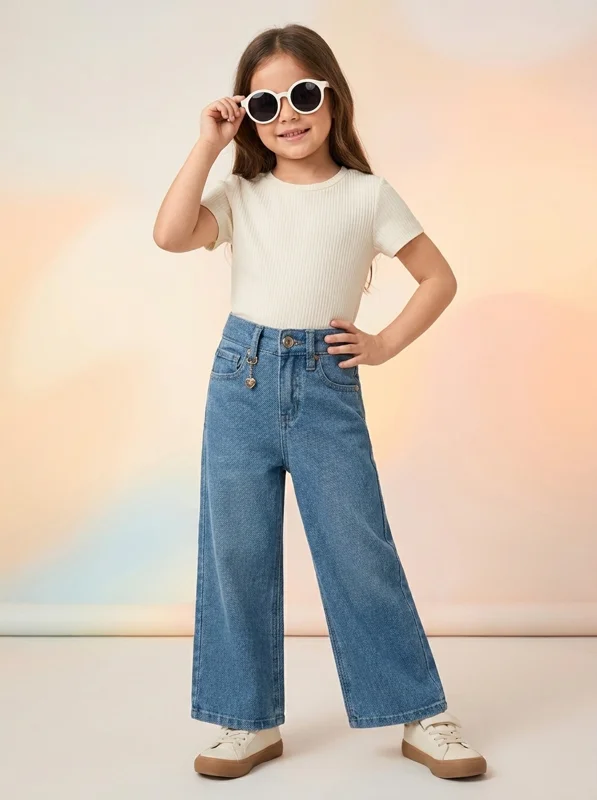 Jean bota recta para Niña 👖 - Ropa para bebé y niños en Paquita Sport Colombia