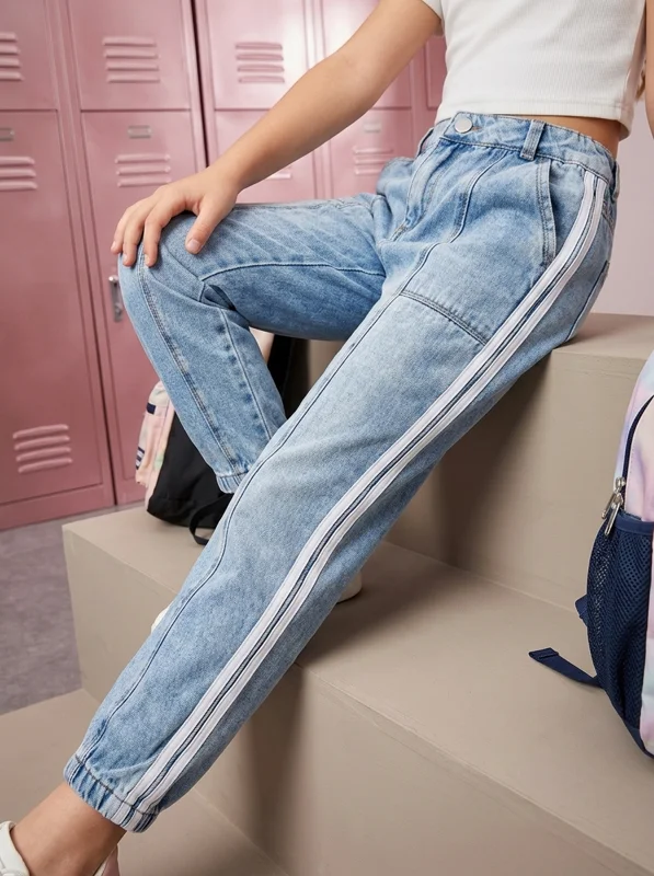 Jean Mom Fit - Niña - Ropa para bebé y niños en Paquita Sport Colombia