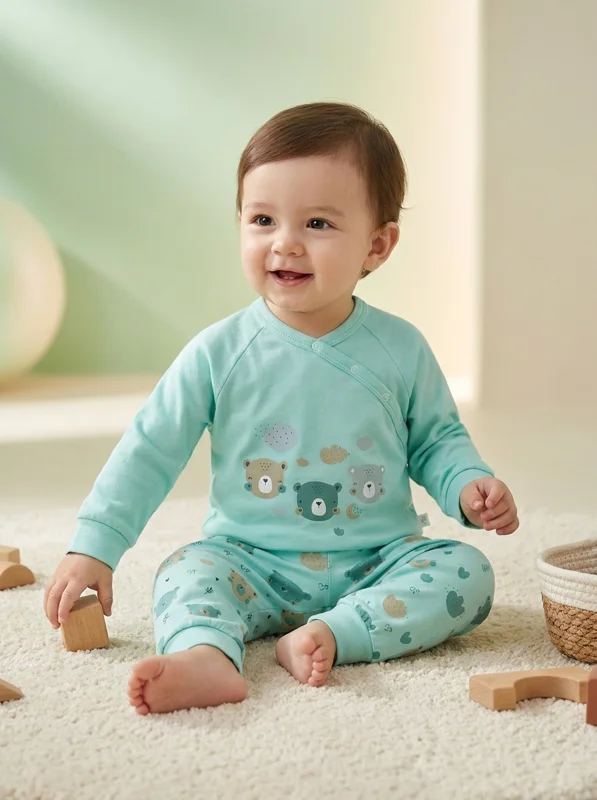 Pijama de Dos Piezas para bebe 🐻 - Ropa para bebé y niños en Paquita Sport Colombia