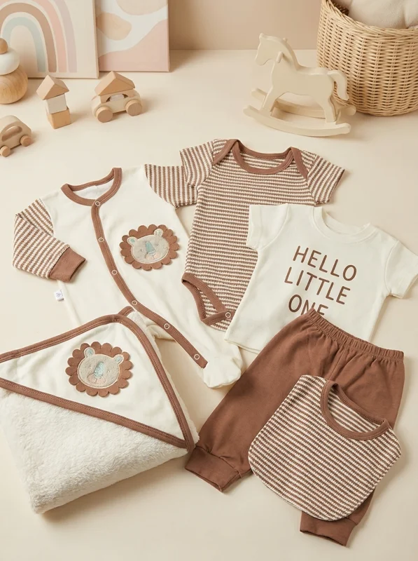 Set Primera Muda - 6 Piezas  | Niño - Ropa para bebé y niños en Paquita Sport Colombia