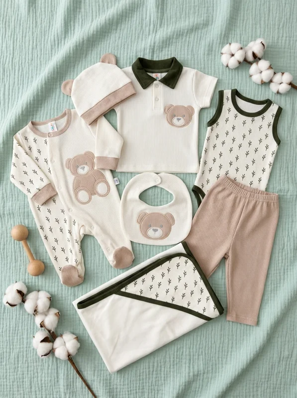 Set Primera Muda - 7 Piezas | Niño - Ropa para bebé y niños en Paquita Sport Colombia