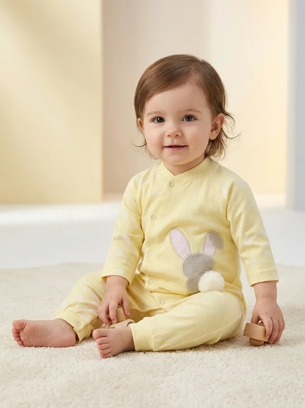 🐰 Pijama Enteriza (sin pies) - Ropa para bebé y niños en Paquita Sport Colombia
