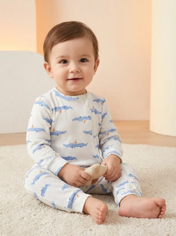 Pijama Enteriza para Bebe 🐊 - Ropa para bebé y niños en Paquita Sport Colombia