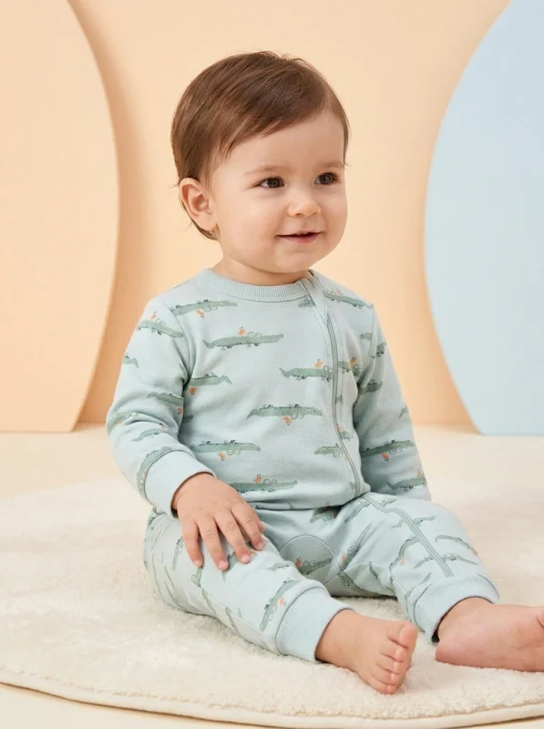 Pijama Enteriza para Bebe 🐊 - Ropa para bebé y niños en Paquita Sport Colombia