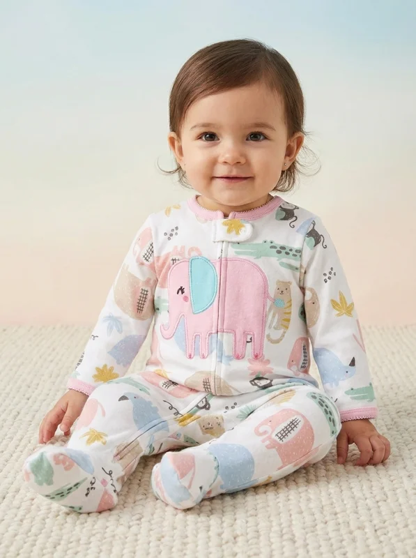 🦉 Pijama Enteriza Bebé - Ropa para bebé y niños en Paquita Sport Colombia