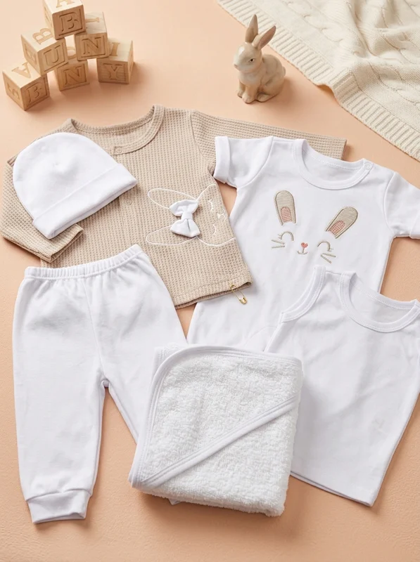Set Primera Muda - 6 Piezas  | Niña - Ropa para bebé y niños en Paquita Sport Colombia