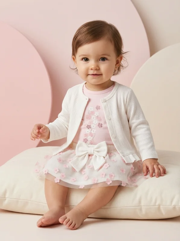 Set Falda de 3 Piezas | Niña Bebé - Ropa para bebé y niños en Paquita Sport Colombia
