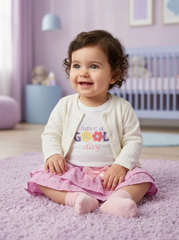 Set Infantil 4 Piezas  | Bebé Niña - Ropa para bebé y niños en Paquita Sport Colombia