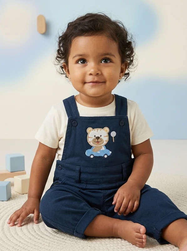 Overol en Jean para Niño Bebé - Ropa para bebé y niños en Paquita Sport Colombia