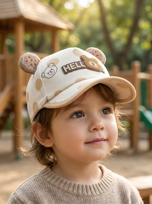 Gorra con Orejas para Niño🐻 - Ropa para bebé y niños en Paquita Sport Colombia
